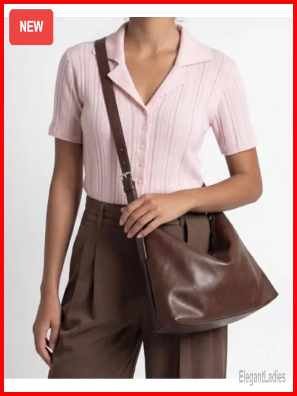 Slouchy Hobo Bag - Soft Vintage Vegan Leather Crossbody Shoulder Bag